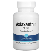 Астаксантин (Astaxanthin) 10 мг, Lake Avenue Nutrition, 120 вегетарианских капсул