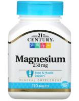 Магний 21 Сенчури (Magnesium 21st Century), 250 мг, 110 таблеток