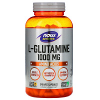 L-Глутамин  Нау Фудс (L-Glutamine Now Foods) 1000 мг, 240 вегетарианских капсул