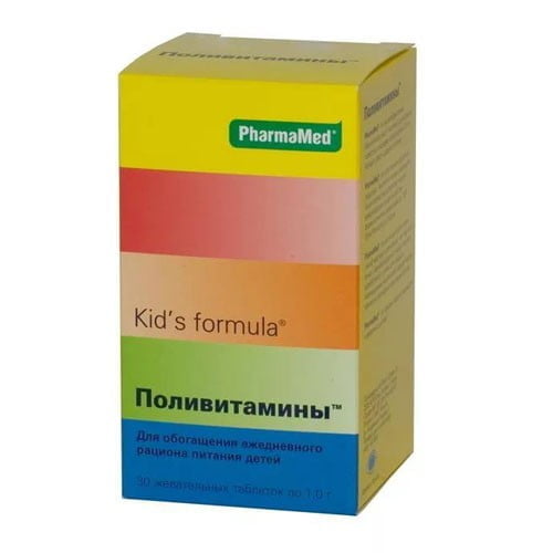 Кидс формула Поливитамины, жев.таблетки №30