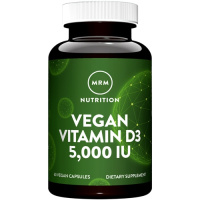 Витамин Д3 (Vitamin D3), 5000 МЕ, MRM Nutrition, 60 веганских капсул