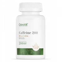 Кофеин (Caffeine), 200 мг, OstroVit, 200 вегетарианских таблеток