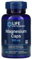 Магний (Magnesium) Life Extension, 100 вегетарианских капсул