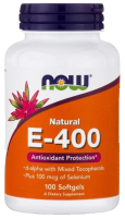 Витамин Е-400 Натуральный + Селен 100 мкг, 100 капсул