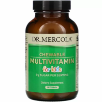 Жевательные мультивитамины для детей (Chewable Multivitamin for Kids), Dr. Mercola, 60 таблеток