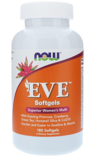 Ева (EVE) превосходные мультивитамины для женщин Now Foods, 180 капсул