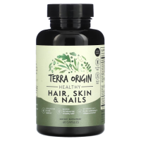 Здоровые волосы, кожа и ногти (Healthy Hair, Skin & Nails), Terra Origin, 60 капсул