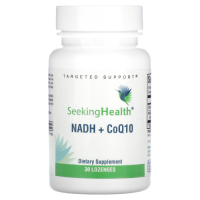 НАДН + Коэнзим Ку10 (NADH + CoQ10), Seeking Health, 30 пастилок
