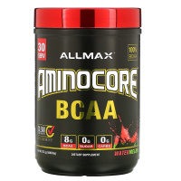Аминокислоты BCAA (AMINOCORE BCAA) со вкусом арбуз, ALLMAX, 315 грамм