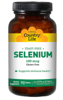 Селениум (Selenium) 100 mcg Country Life 90 таблеток