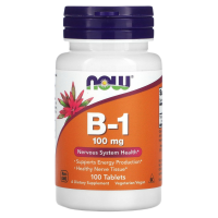 Витамин В-1 Тиамин Нау Фудс (Vitamin B-1 Thiamin Now Foods), 100 таблеток