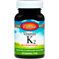 Витамин K2 (Vitamin K2) 5 мг, Carlson Labs, 60 капсул