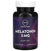 Мелатонин (Melatonin), 3 мг, MRM Nutrition, 60 веганских капсул