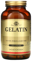 Желатин (Gelatin), SOLGAR, 250 капсул