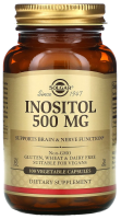 Инозитол Солгар 500 мг (Inositol Solgar 500 mg) - 100 капсул