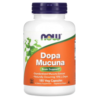 Допа Мукуна (Dopa Mucuna), NOW Foods, 180 вегетарианских капсул