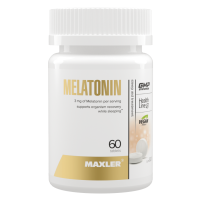 Мелатонин (Melatonin), 3 мг, Maxler, 60 вегетарианских таблеток