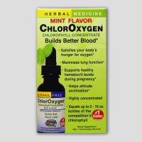 Концентрат хлорофилла (ChlorOxygen Chlorophyll Concentrate) с ароматом мяты, Herbs Etc., 29,6 мл  