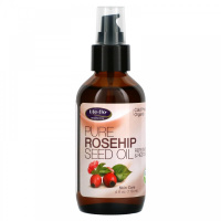 Органическое чистое масло из семян шиповника (Organic Pure Rosehip Seed Oil) , Life-flo, 118 мл (4 жидк. унции)