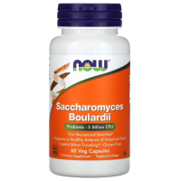 Сахаромицеты Буларди Нау Фудс (Saccharomyces Boulardii Now Foods) 5 млрд КОЕ,60 вегетарианских капсул