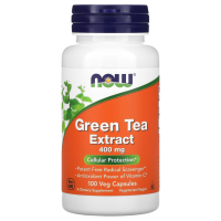 Экстракт зеленого чая Нау Фудс (Green Tea Extract Now Foods), 400 мг, 100 капсул
