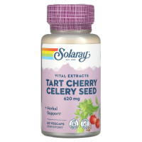 Семена терпкого вишневого сельдерея (Tart Cherry Celery Seed) 620 мг, Solaray, 60 вегетарианских капсул