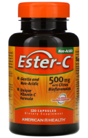 American Health Ester-C (Американ Хелс Эстер-С), 500 мг, 120 капсул