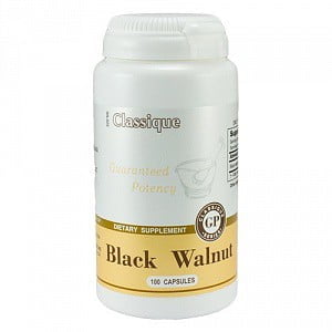 Santegra black walnut - кожура чёрного ореха, 100 капсул