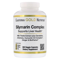Силимарин Комплекс (Silymarin Complex) 300 мг, California Gold Nutrition, 360 вегетарианских капсул
