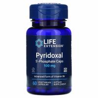 Пиридоксаль-5-фосфат ( P-5-P Pyridoxal 5'-Phosphate) Life Extension, 60 вегетарианских капсул