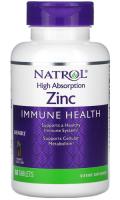 Natrol Zinc (Натрол Цинк с высокой степенью поглощения), 60 жевательных таблеток
