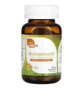 БиоДофилус, Улучшенная формула с пробиотиками (BioDophilus60) 60 млрд КОЕ, Zahler, 30 капсул