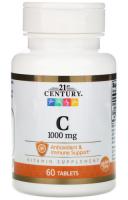Витамин С 21 Сенчури 1000 мг (Vitamin C 21st Century 1000 mg), 60 таблеток