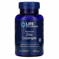 Усовершенствованная формула цинка (Zinc Lozenges) Life Extension, 30 вегетерианских таблеток