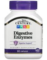 Пищеварительные ферменты (Digestive Enzymes) 21st Century, 60 капсул