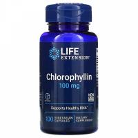 Хлорофиллин 100 mg Life Extension, 100 вегетарианских капсул