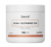 ВСАА + Глютамин 1100 (BCAA + Glutamine 1100), OstroVit, 150 капсул