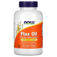 Льняное Масло Нау Фудс (Flax Oil Now Foods) 1000 мг, 120 вегетарианских капсул