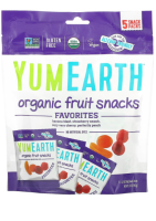 Органические фруктовые снеки (Organic fruit snacks) Yumearth, 5 упаковок, вес каждой 19,8 грамм