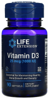 Витамин B3 (Vitamin B3) 1000 IU Life Extension, 90 гелевых капсул