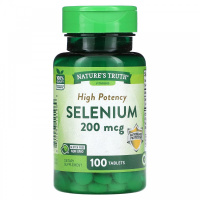 Высокоэффективный Селен (SELENIUM), 200 мкг, Nature's Truth, 100 таблеток
