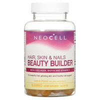 Средство для красоты волос, кожи и ногтей (Hair, Skin & Nails Beauty Builder) лимон, Neocell, 60 жевательных таблеток
