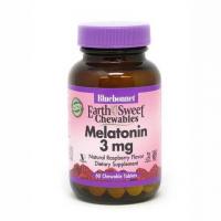 Bluebonnet Nutrition Melatonin 3 mg 60 жевательных таблеток