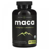Мака (Maca) 700 мг, NutraChamps, 180 Органических капсул