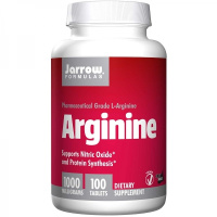 Аргинин (Arginine) 1000 мг, Jarrow Formulas, 100 таблеток