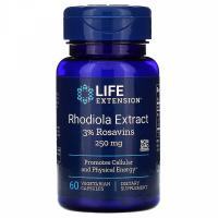Родиола (Rhodiola Extract) 250 mg Life Extension, 60 капсул