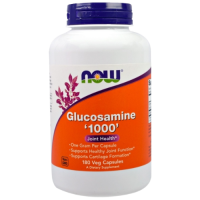 Глюкозамин (Glucosamine) 1000 мг, Now Foods, 180 вегетарианских капсул