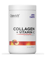 Коллаген + Витамин С (Collagen + Vitamin C) со вкусом персика, OstroVit, 400 грамм