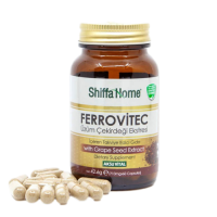 Ферровитек, железо в капсулах для гемоглобина (FerroVitec), Shiffa Home, 60 капсул