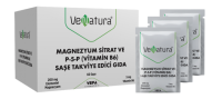 Цитрат магния с витамином B6 (Magnezyum Sitrat P-5-P (Vitamin B6)), VeNatura, 60 пакетиков